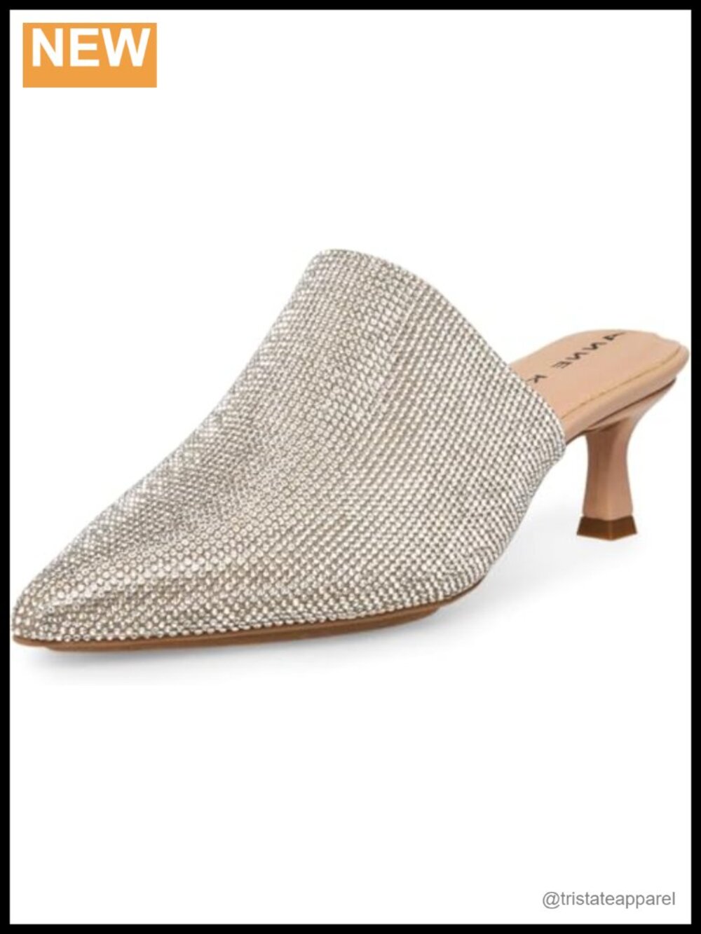 Women's Kitten Heel Mules Polyurethane Slip-On Pointed Toe